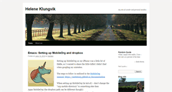 Desktop Screenshot of klungvik.com